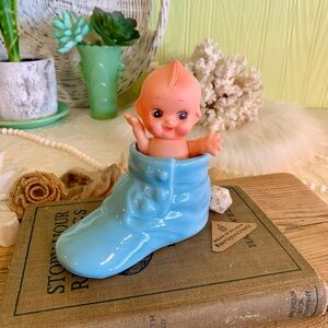 Vintage Ceramic Shoe 🩵